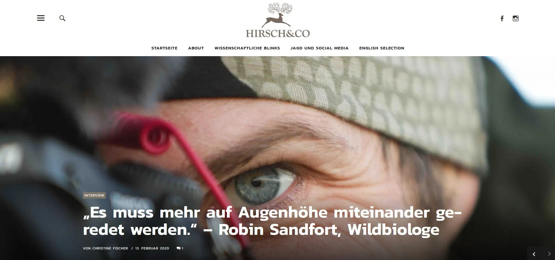HIRSCH&amp;CO | Vernetzung von Jagd und Wissenschaft